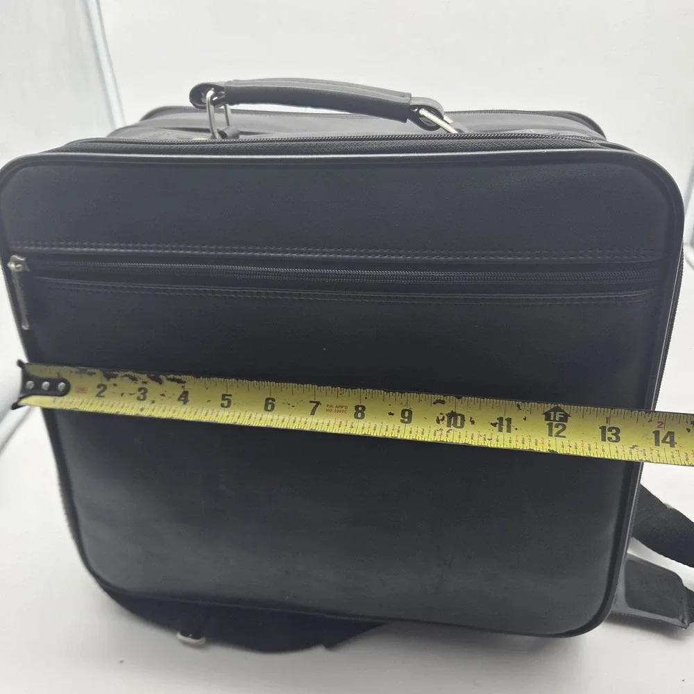 Targus Large Computer Bag Carrying Case Briefcase Laptop Notebook Leather